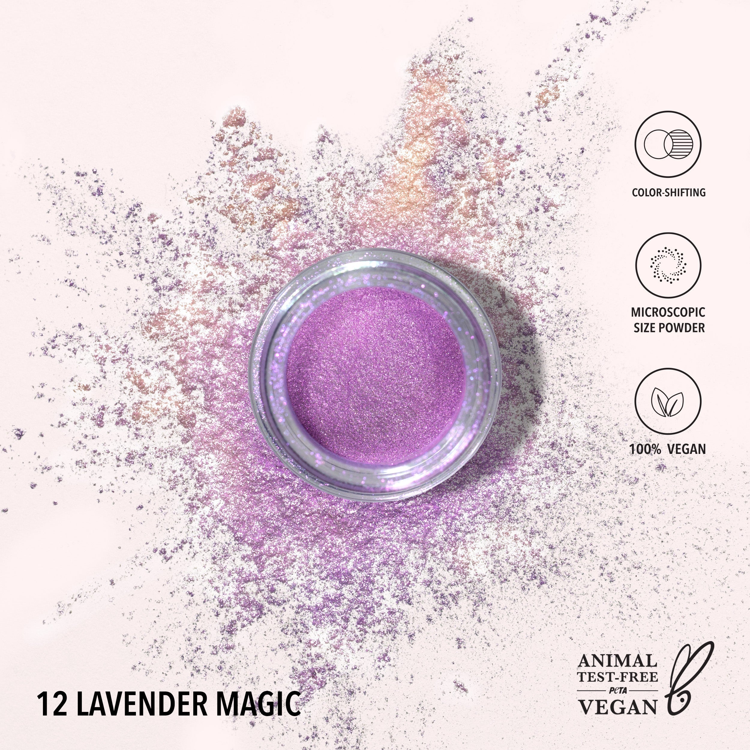 Moira Starstruck Chrome Loose Powder (012, Lavender Magic)