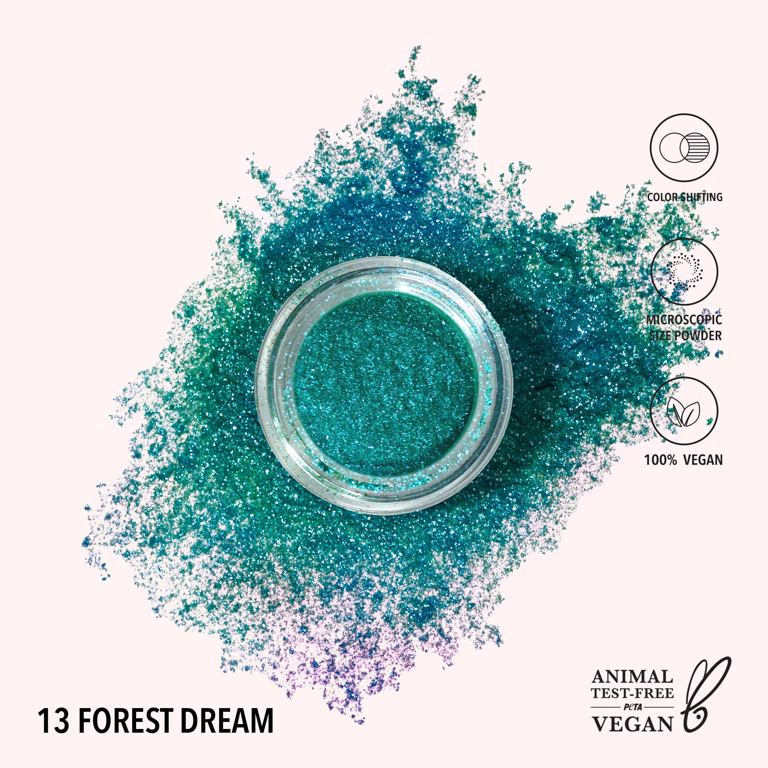 Moira Starstruck Chrome Loose Powder (013, Forest Dream)