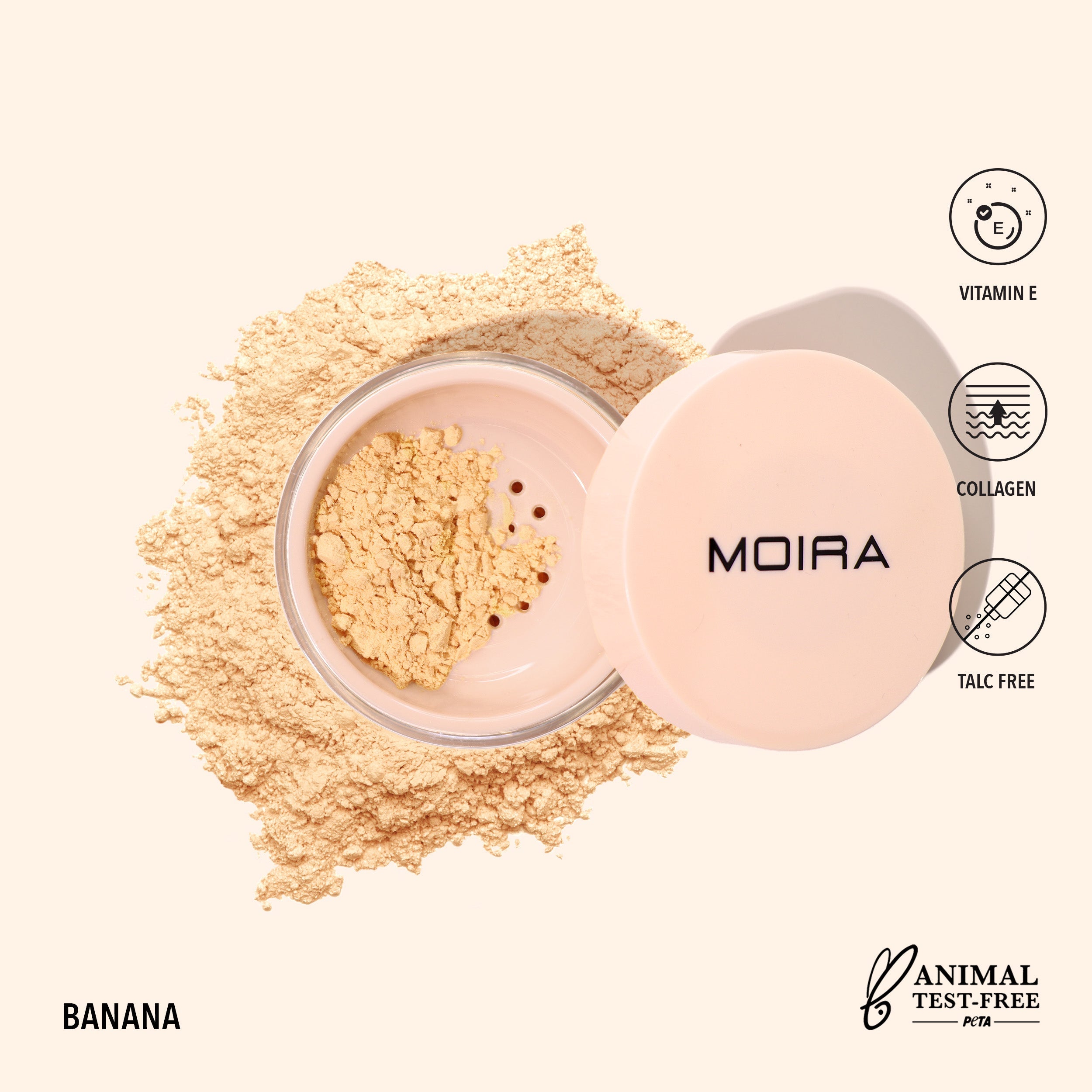 Moira Loose Setting Powder - Banana