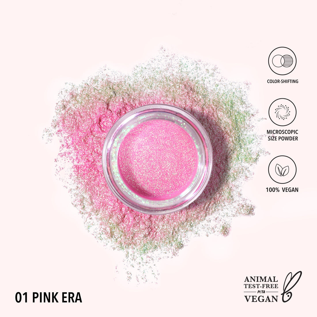 Moira Starstruck Chrome Loose Powder (001, Pink Era)