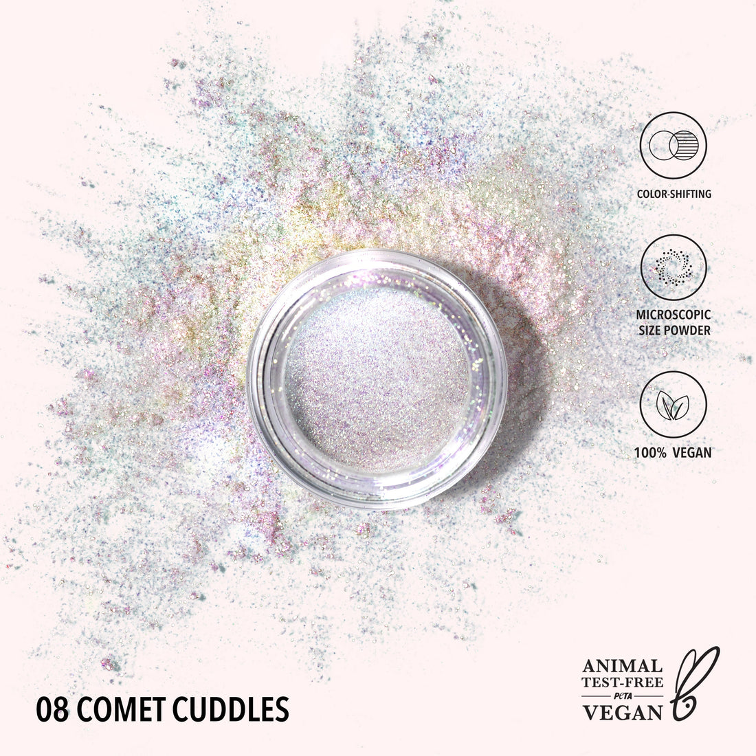 Moira Starstruck Chrome Loose Powder (008, Comet Cuddles)
