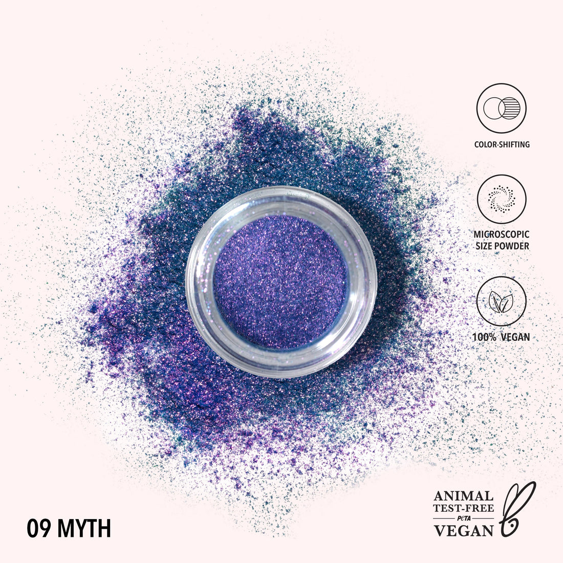 Moira Starstruck Chrome Loose Powder (009, Myth)
