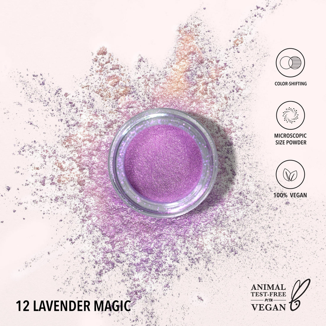 Moira Starstruck Chrome Loose Powder (012, Lavender Magic)