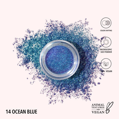 Moira Starstruck Chrome Loose Powder (014, Ocean Blue)