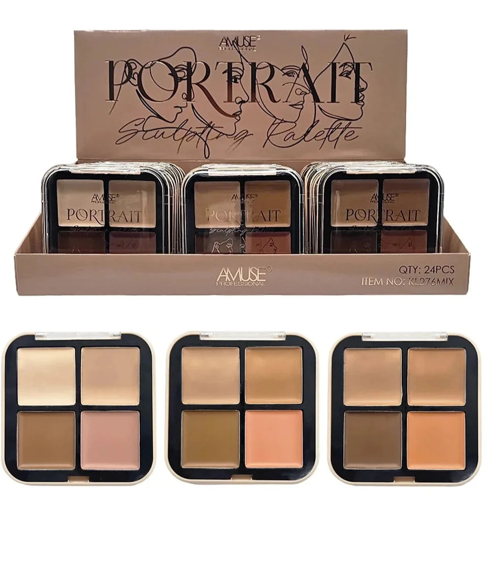 Amuse: Portrait Sculping 3 Color Palette - 24pc display
