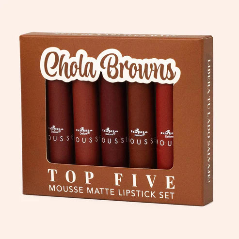 Italia Deluxe Mousse Matte Lipstick Top Five Sets