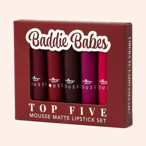 Italia Deluxe Mousse Matte Lipstick Top Five Sets
