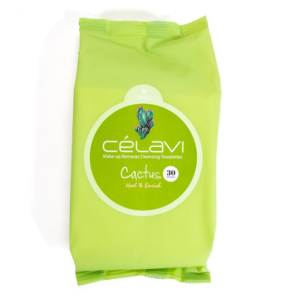Celavi Cactus Makeup Cleansing Wipes