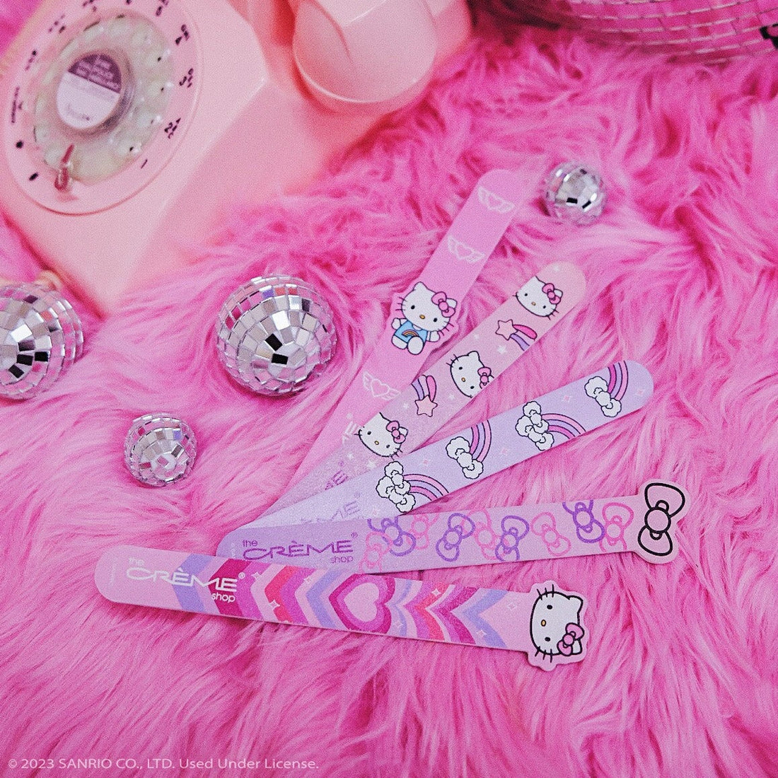 The Crème Shop x Hello Kitty Totally Cute!   NAIL FILES      (Set of 5)