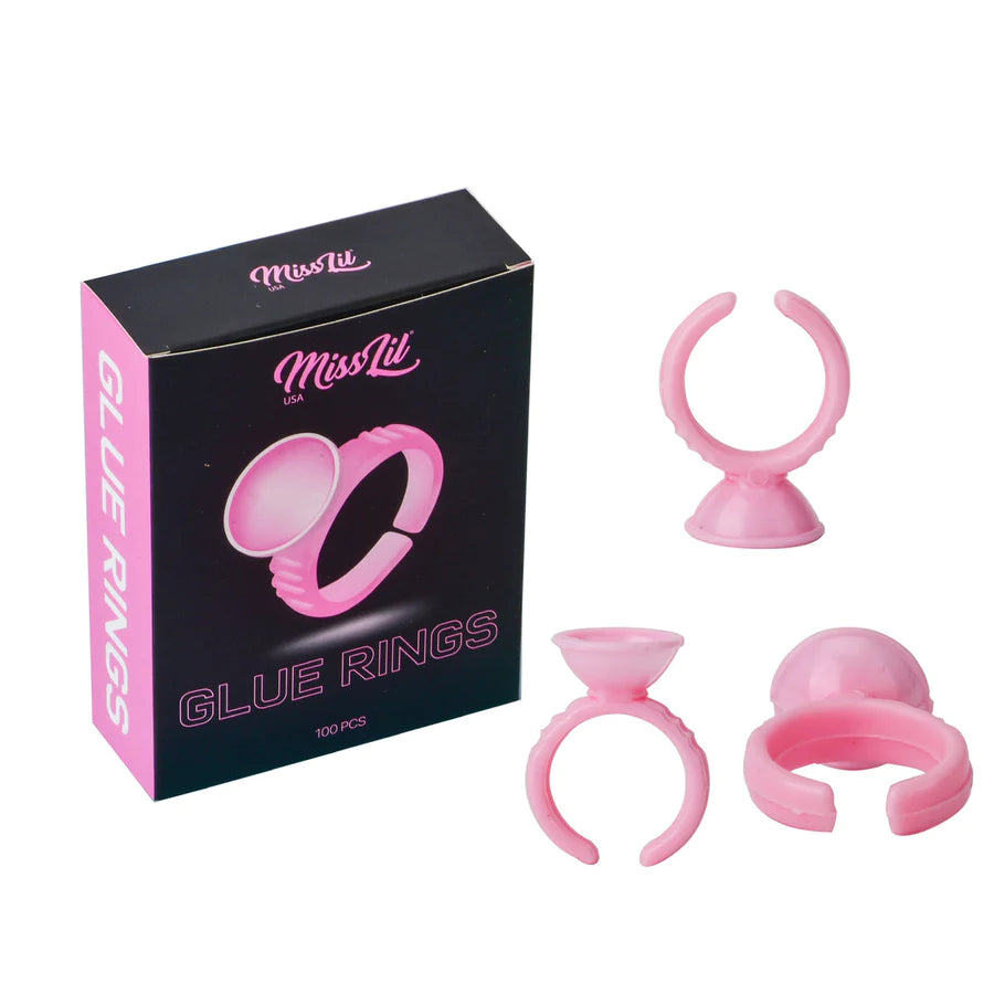 Miss Lil USA Glue Rings 100pcs