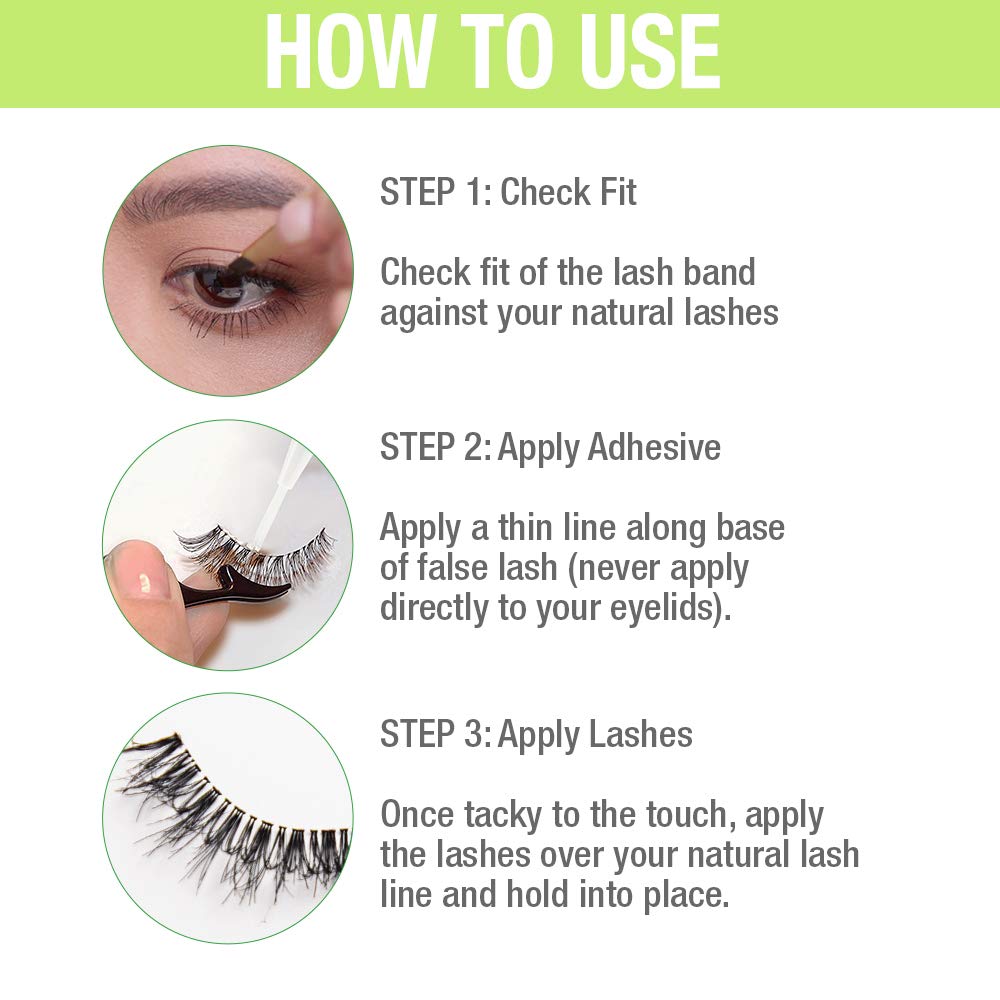 DUO Brush-On Lash Adhesive with Vitamins A, C &amp; E, Clear, 0.18 oz, 1-Pack