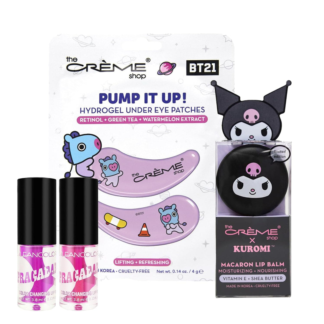 BT21 &amp; Friends Face Lips Set
