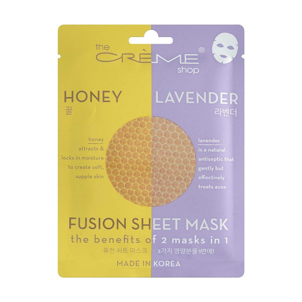 The Crème Shop Honey &amp; Lavender Fusion Sheet Mask
