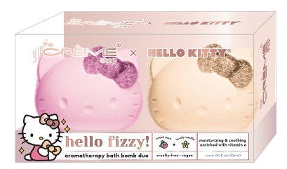 The Crème Shop x Hello Kitty Bath Bomb Duo Lux Spa Fizz (Set Of 2)