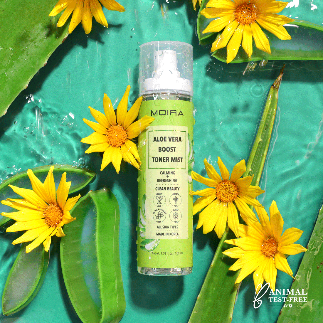Moira Aloe Vera Boost Toner Mist