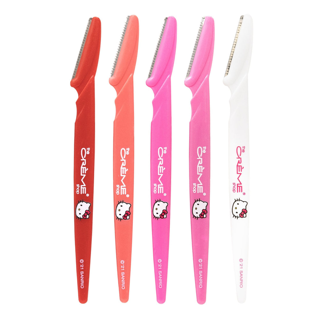 The Crème Shop Bye, Fuzzies! Perfect Arch Shaping Dermaplane Razors (Set of 5)