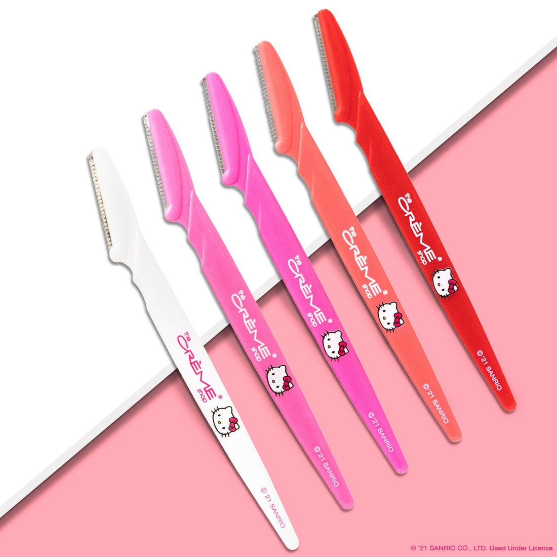 The Crème Shop Bye, Fuzzies! Perfect Arch Shaping Dermaplane Razors (Set of 5)