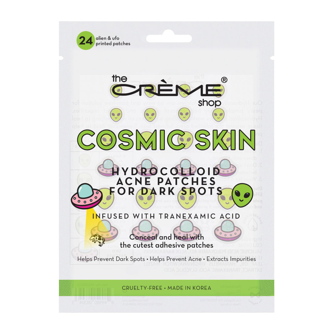 The Crème Shop Cosmic Skin - Hydrocolloid Acne Patches | Infused with Tranexamic Acid