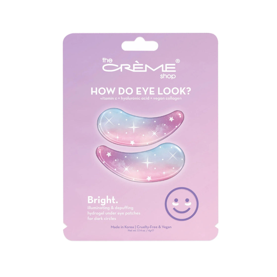 The Crème Shop How Do Eye Look? Bright Under Eye Patches for brightening &amp; depuffing