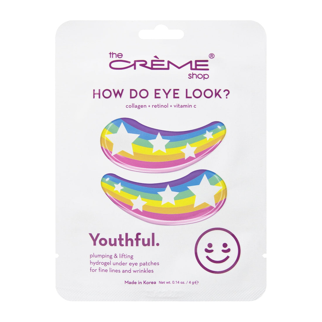 The Crème Shop How Do Eye Look? - Youthful Under Eye Patches for plumping &amp; lifting