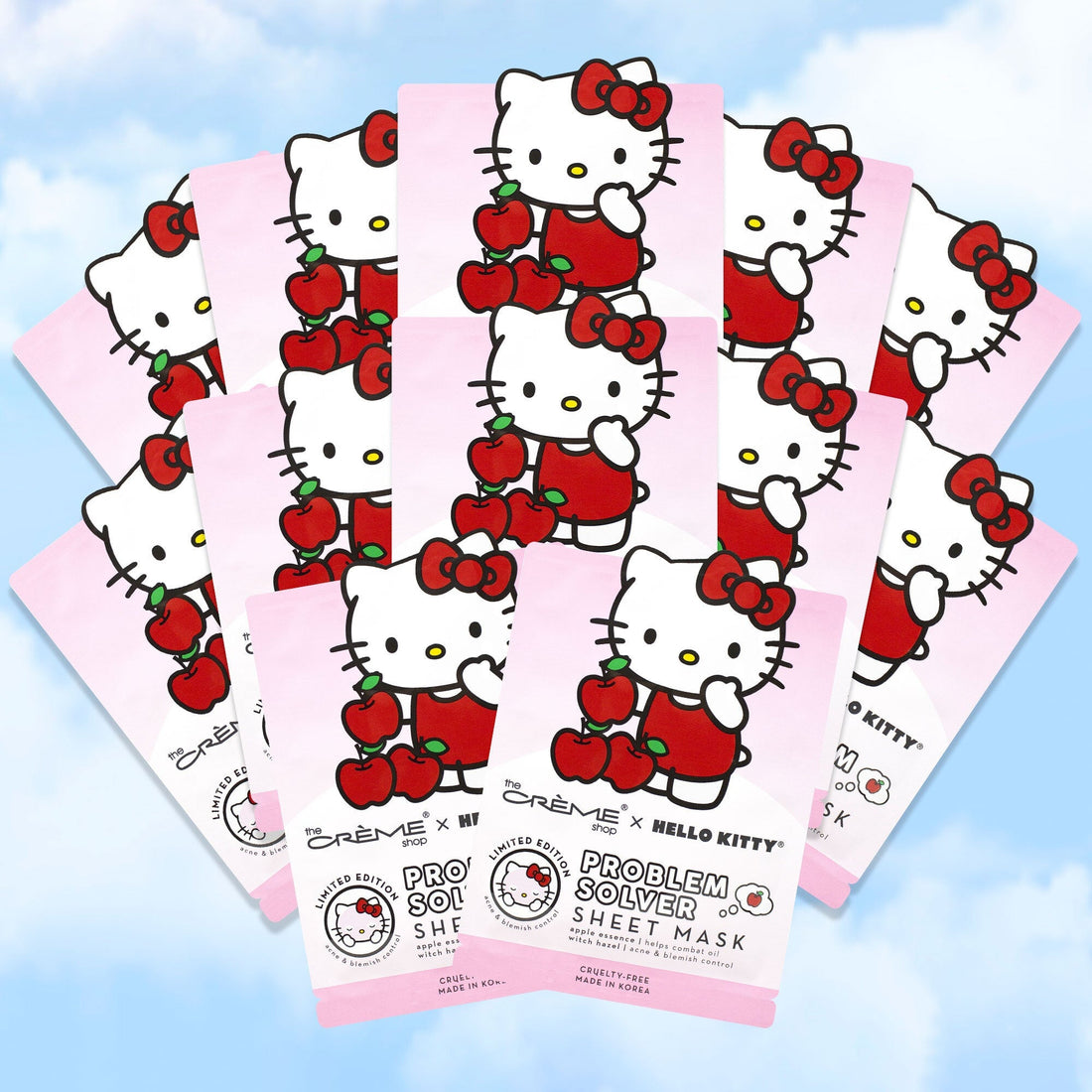 Hello Kitty Problem Solver Sheet Mask (Set of 12)