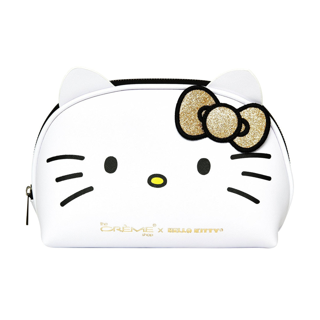 The Crème Shop x Sanrio Hello Kitty Holiday Makeup Pouch - Golden Icon