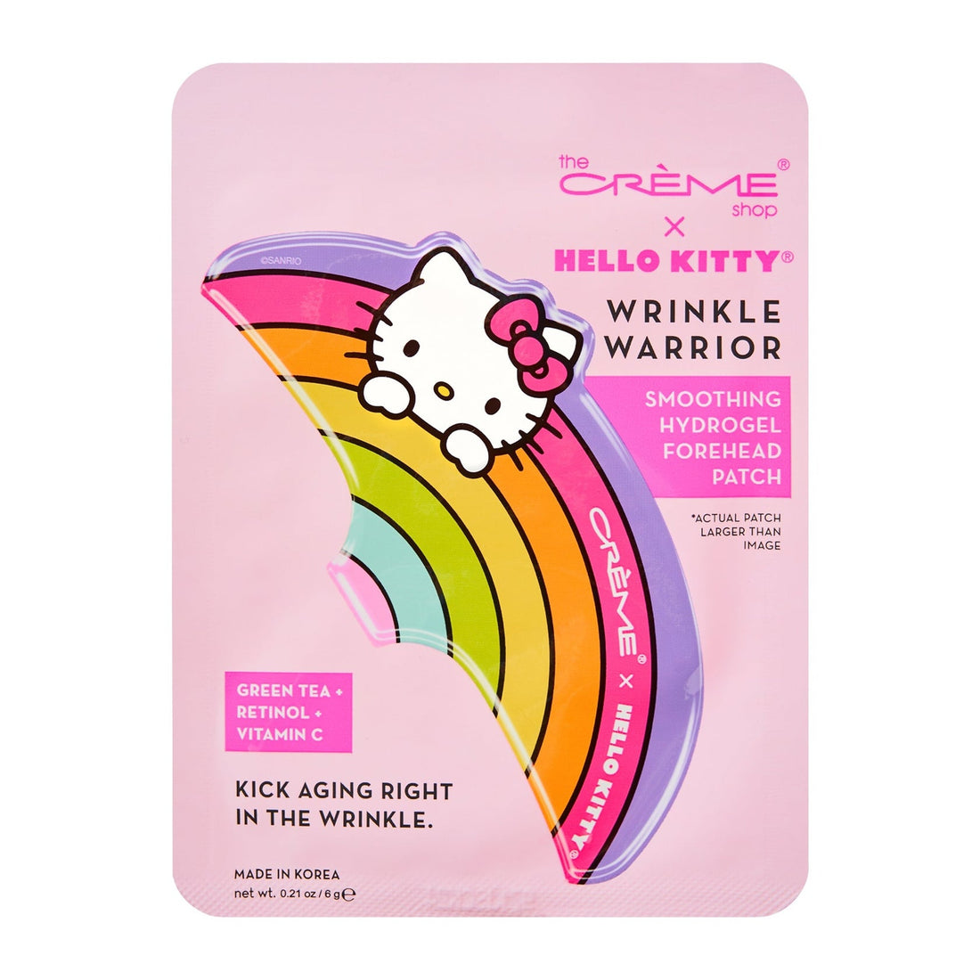 The Crème Shop x Hello Kitty Wrinkle Warrior Smoothing Hydrogel Forehead Patch