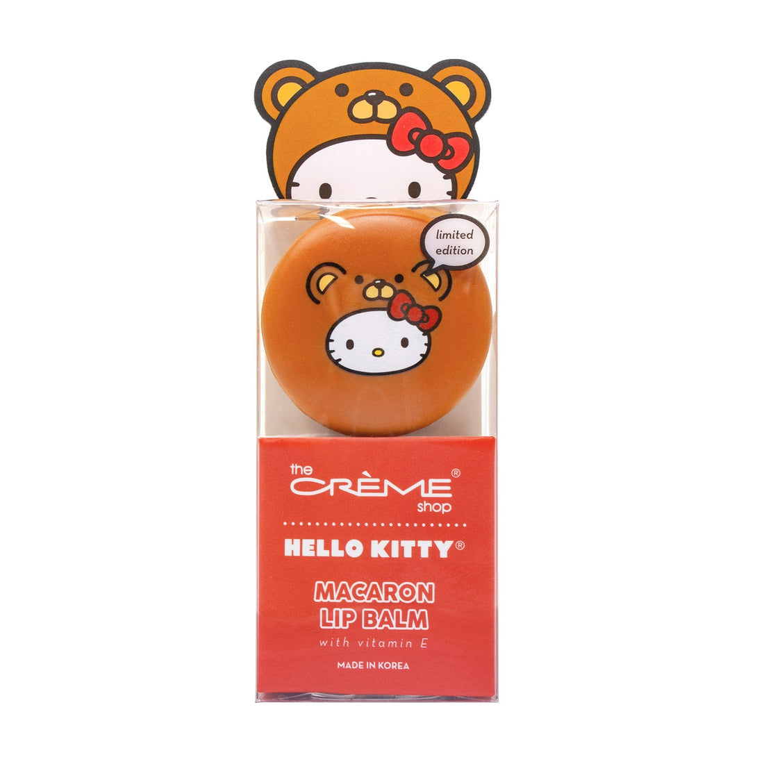 The Crème Shop x Hello Kitty Macaron Lip Balm - Red Velvet