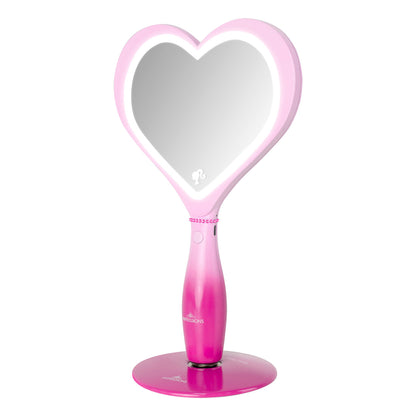 Impressions Vanity Barbie LED Handheld Makeup Mirror with Standing Base