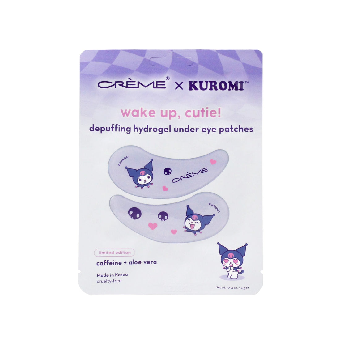 The Crème Shop x Kuromi Hydrogel Under Eye Patches