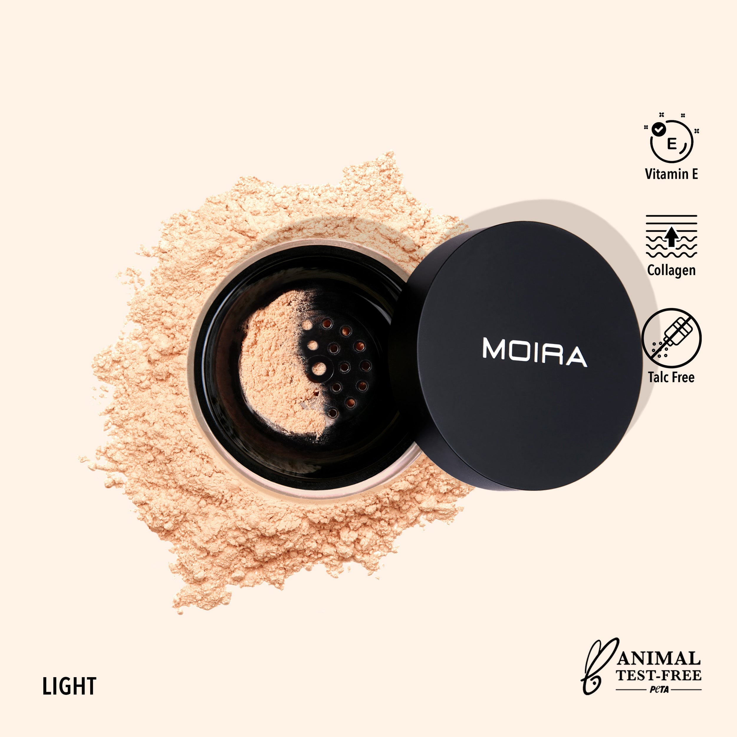Moira Loose Setting Powder - Light