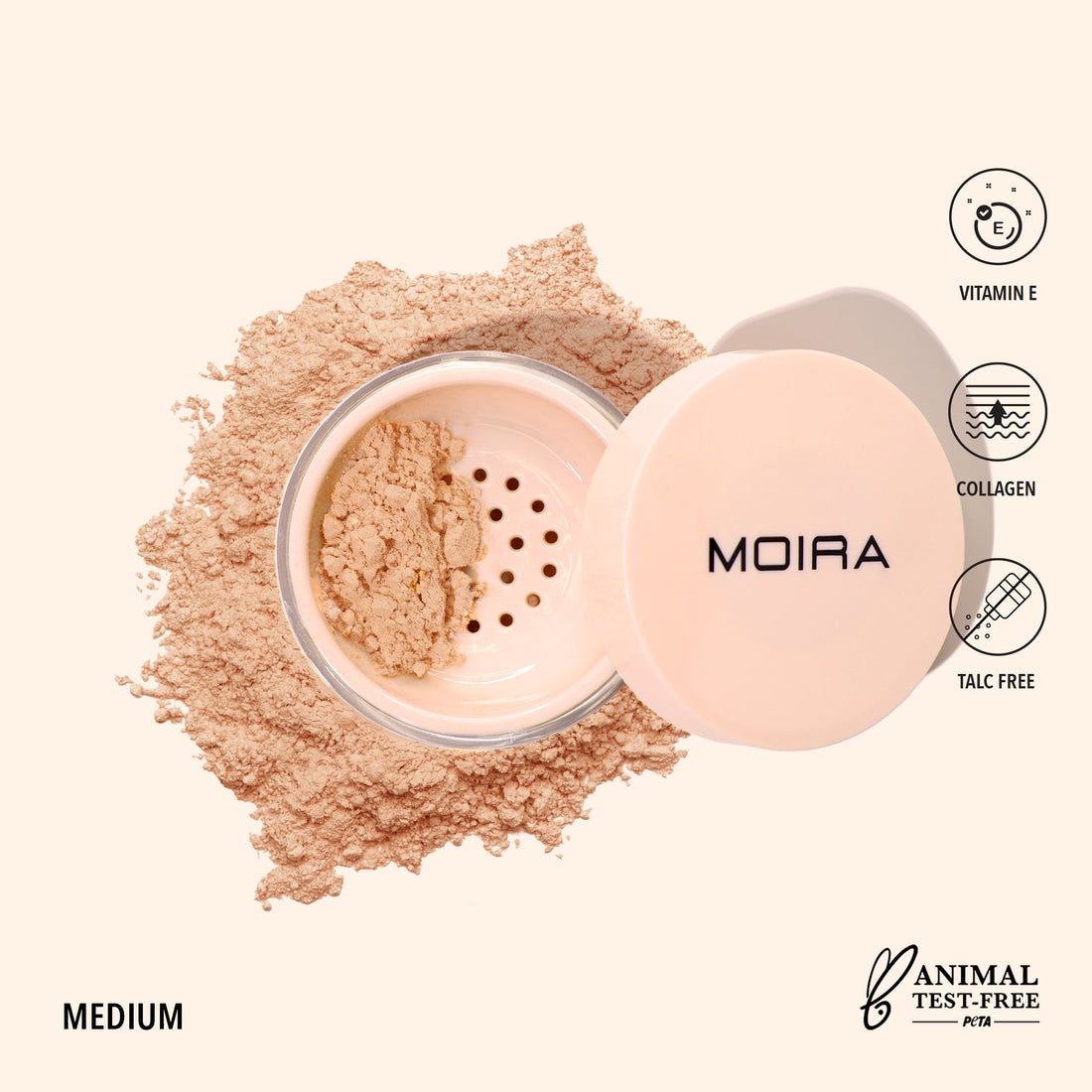 Moira Loose Setting Powder - Medium