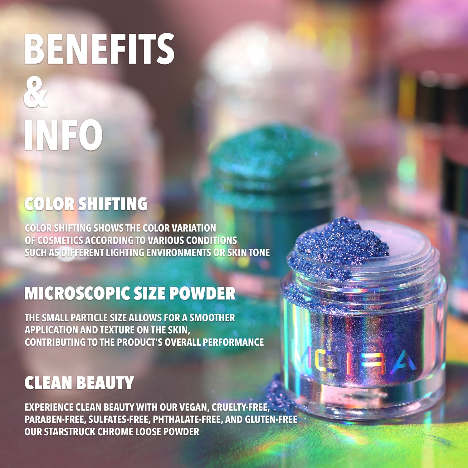 Moira Starstruck Chrome Loose Powder (002, Lovebeam)