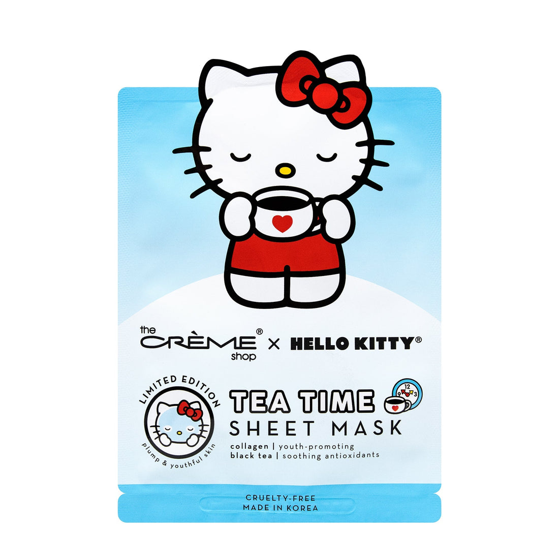 The Crème Shop x Hello Kitty Tea Time Sheet Mask