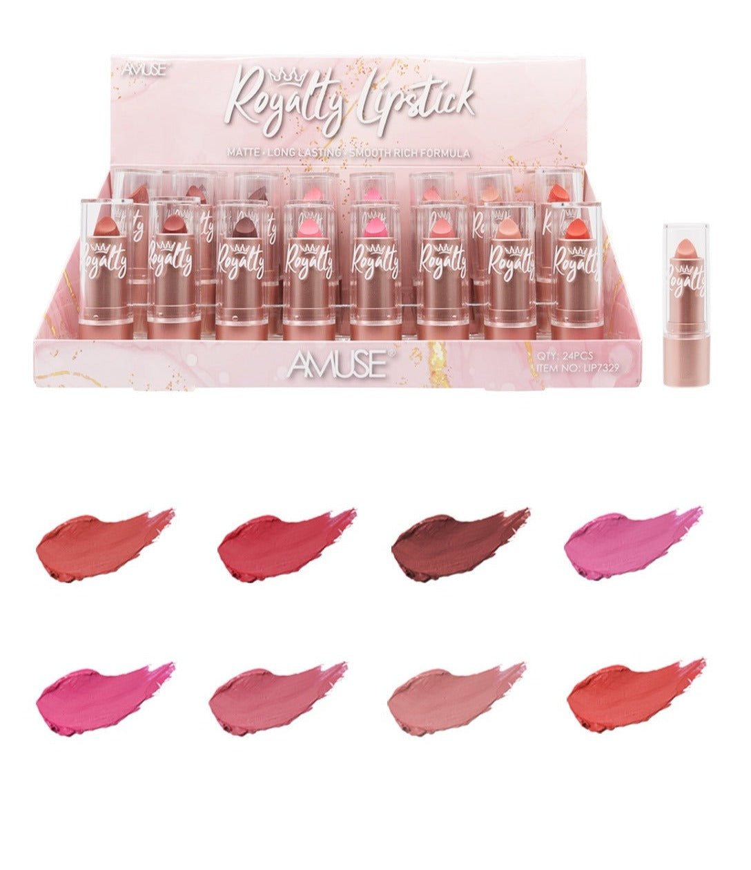 Amuse: Royalty Lipstick Lipstick - 24pc display