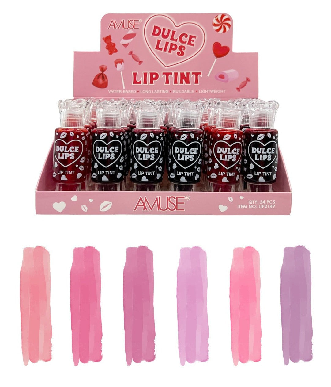 Amuse: Dulce Lips Lip Tint - 24pc display