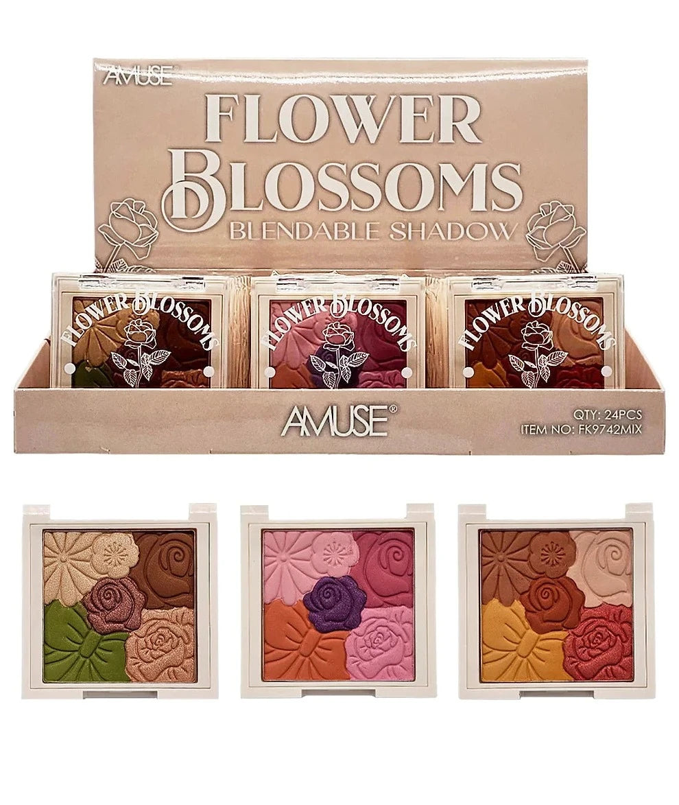 Amuse: Flower Blossos Blendable Shadow 3 colors -24pc display