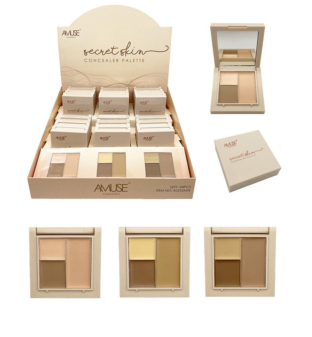 Amuse: Secret Skin Concealer Palette -24pc display