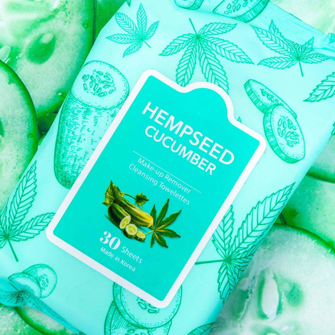Celavi Hempseed Cucumber Makeup Remover Cleansing Wipes