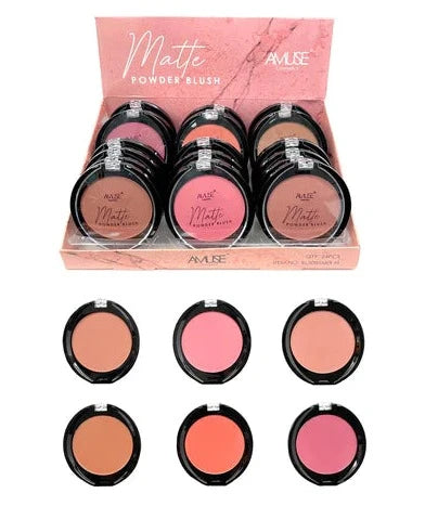 Amuse: Matte Powder Blush - 24pc display