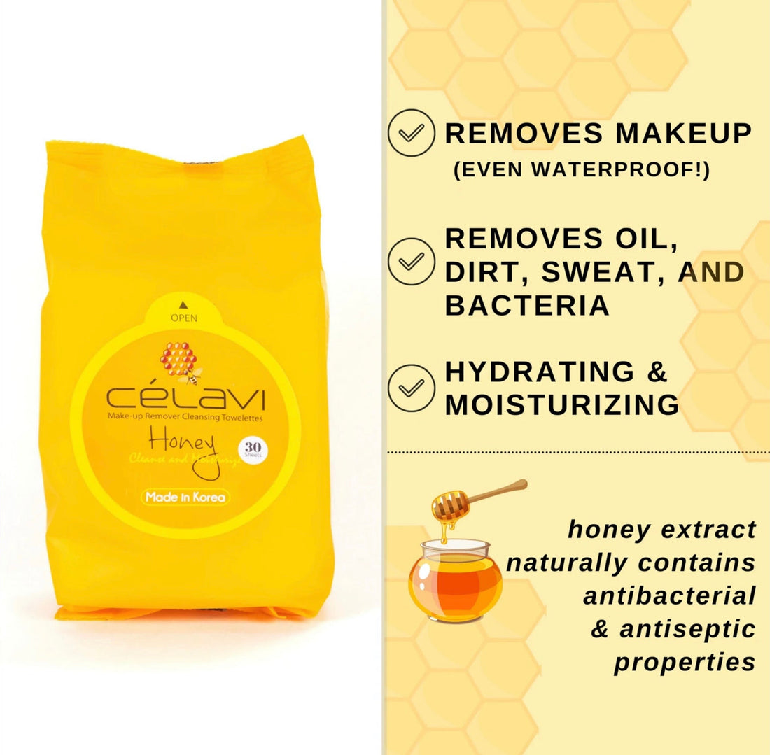 Celavi Honey Cleansing Wipes