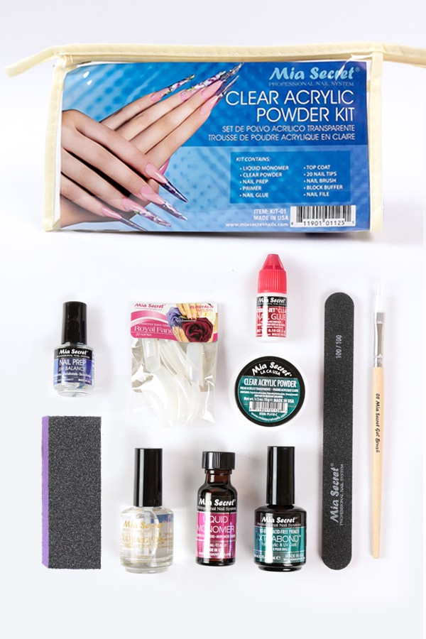 Mia Secret Clear Acrylic Powder Kit