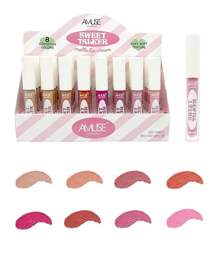 Amuse: Sweet Talker Matte Lip Cream -24pc display